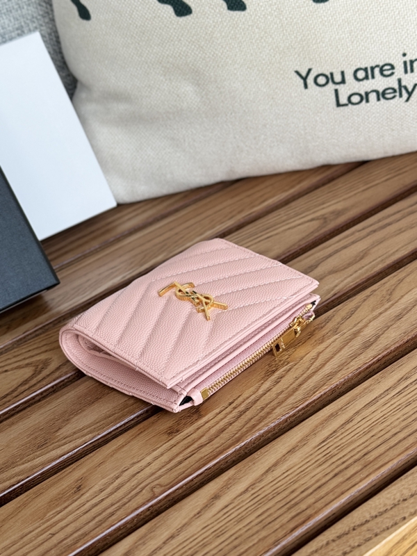 イヴサンローラン財布側面デザイン